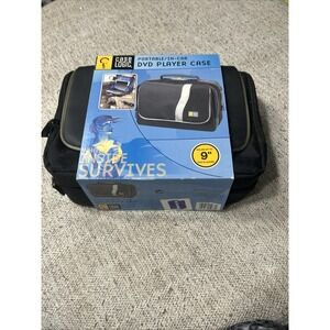 Case Logic 9" Sport In-Car DVD Player Case - Black Electronic Case NEW 2004